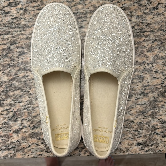 Keds x Kate Spade Double Decker Glitter Slip On - Picture 2 of 3